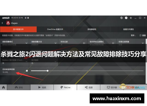 杀戮之旅2闪退问题解决方法及常见故障排除技巧分享